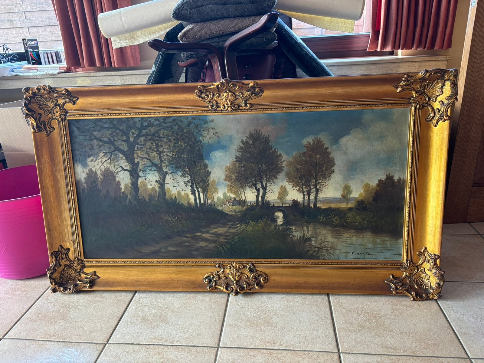 3 magnifiques tableaux, Enlèvement