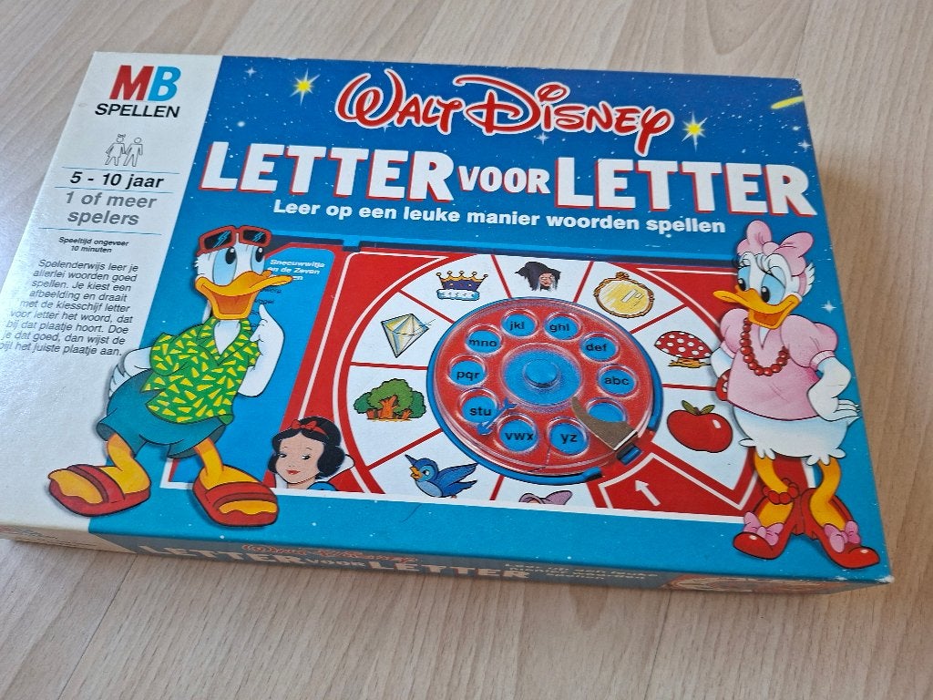 MB - Letter voor Letter ( 5 - 10 jaar), Hobby & Loisirs créatifs, Jeux de société | Jeux de plateau, Enlèvement ou Envoi