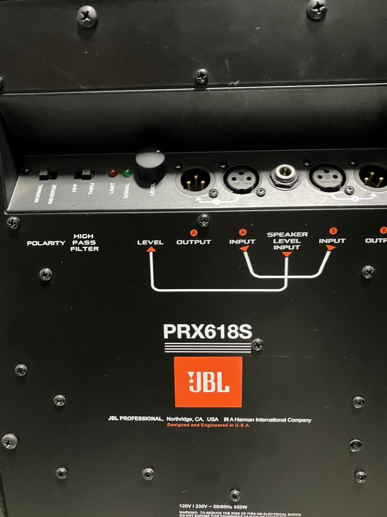 JBL PRX 618s, Enlèvement, Comme neuf, JBL