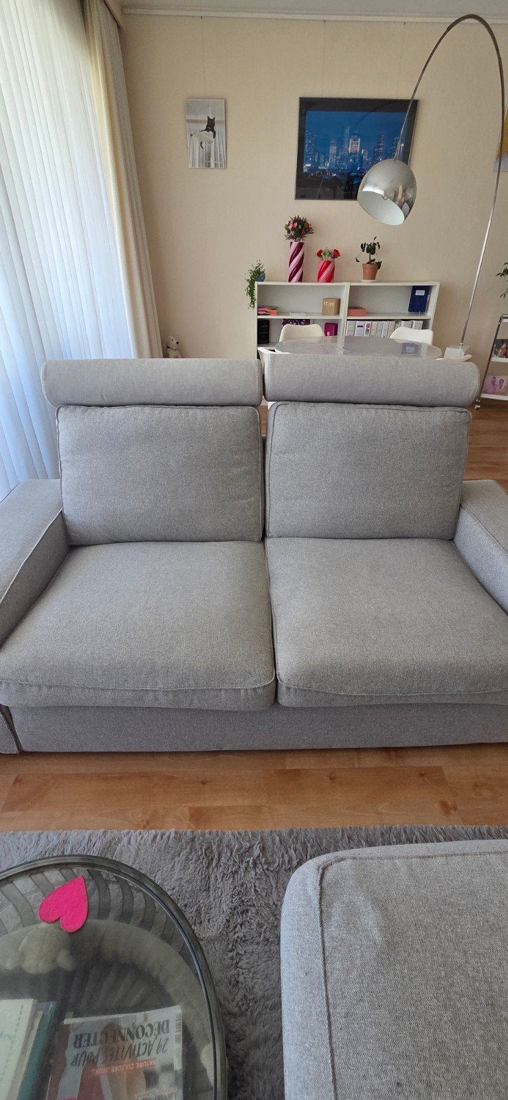 2 cale-tête Koïnge Ikea, Ophalen, Grijs, IKEA