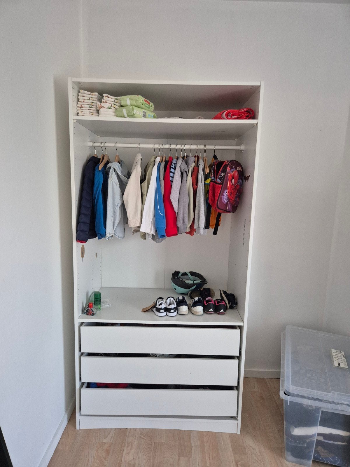 Armoire PAX ikea, Enlèvement