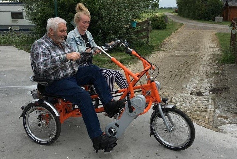 Duofiets Gevraagd bijvoorbeeld: Van raam Fun2Go, Fietsen en Brommers, Fietsen | Driewielfietsen, Ophalen, Gebruikt