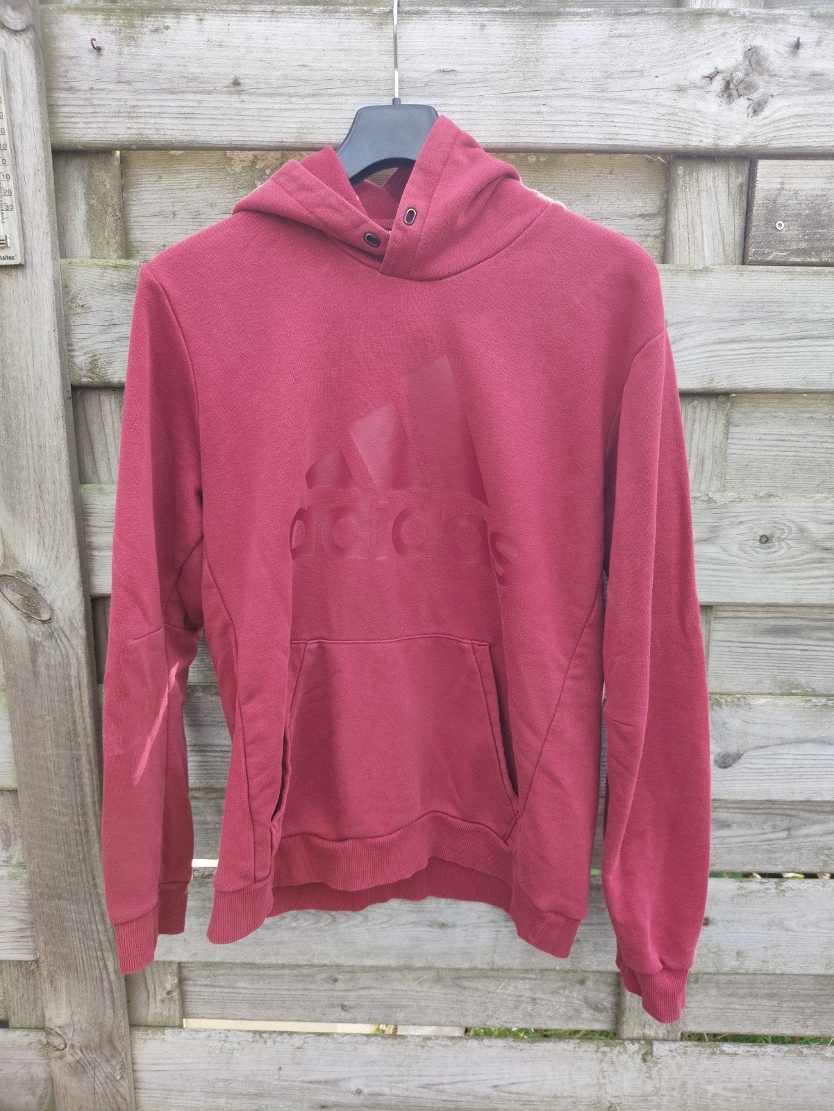 Hoodie Adidas rood, Kleding | Dames, Maat 38/40 (M), Adidas, Ophalen of Verzenden, Gedragen