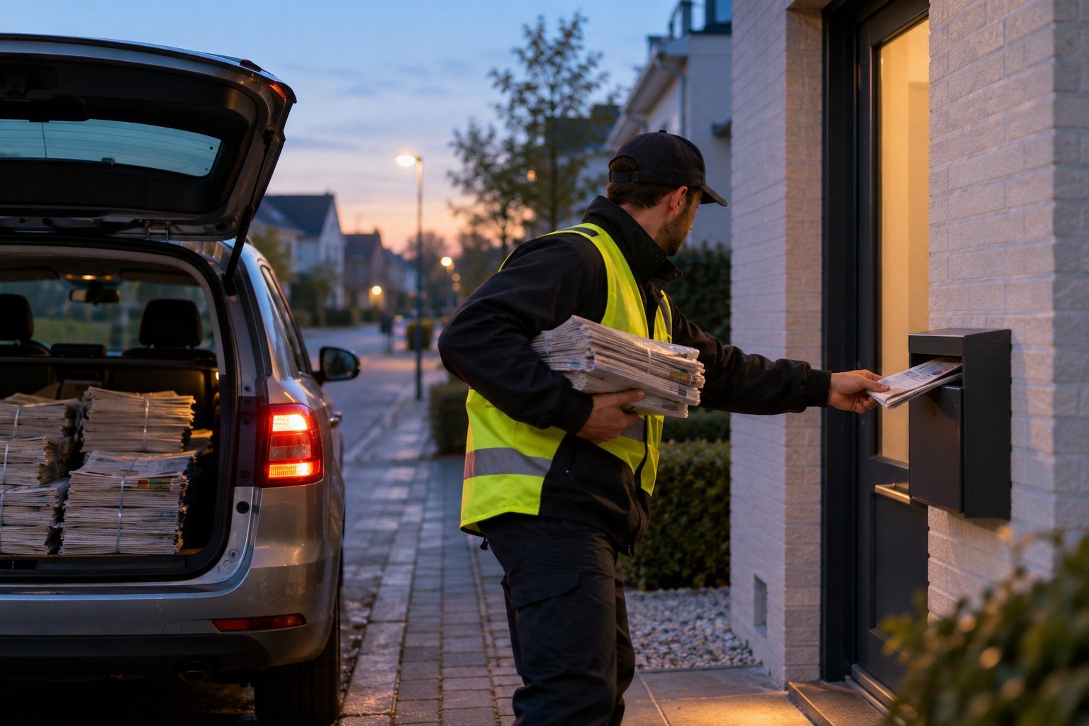 VACATURE – KRANTENBEZORGER, Overige uren, Starter, Vast contract, Geschikt als bijbaan