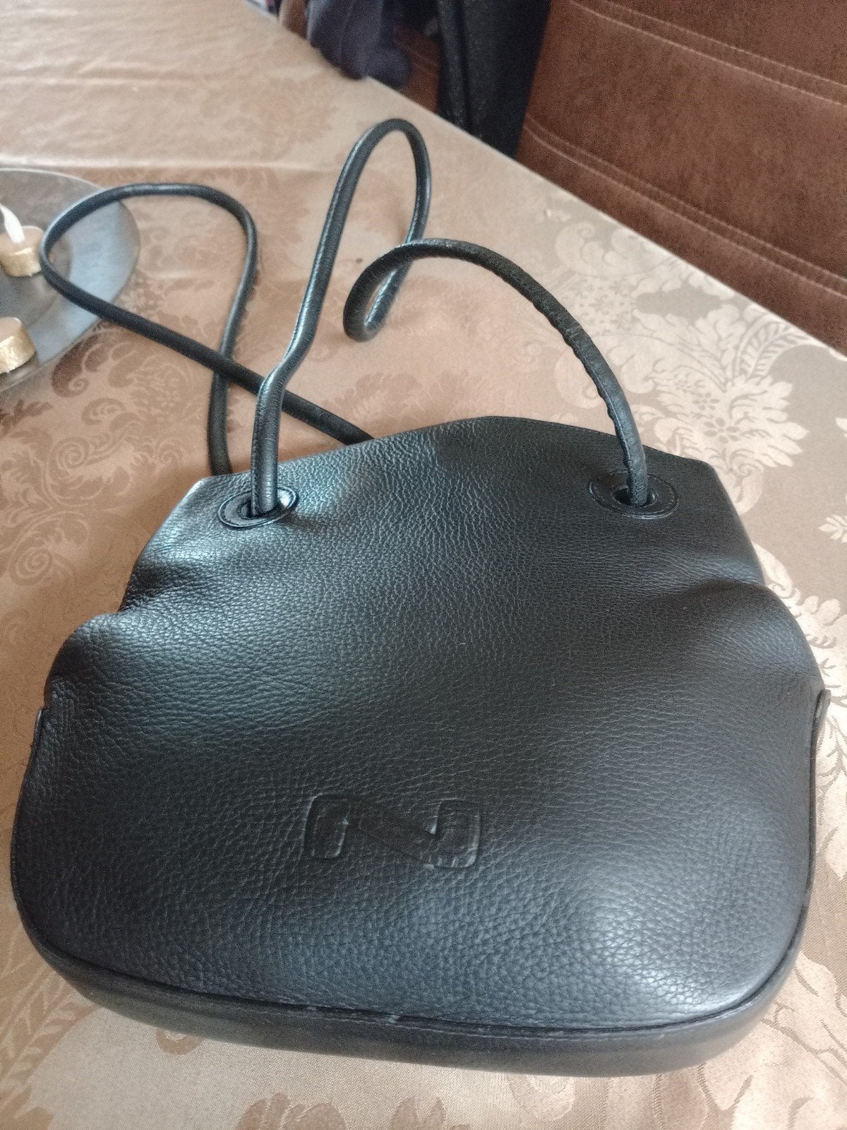 Handtas Nathan zwart, Handtassen en Accessoires, Tassen | Damestassen, Ophalen of Verzenden, Zwart, Handtas
