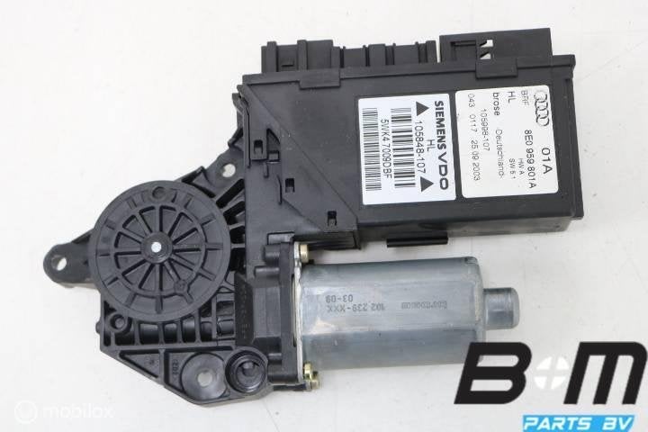 Raammotor linksachter A4 8E 1.8T 8E0959801A, Gebruikt