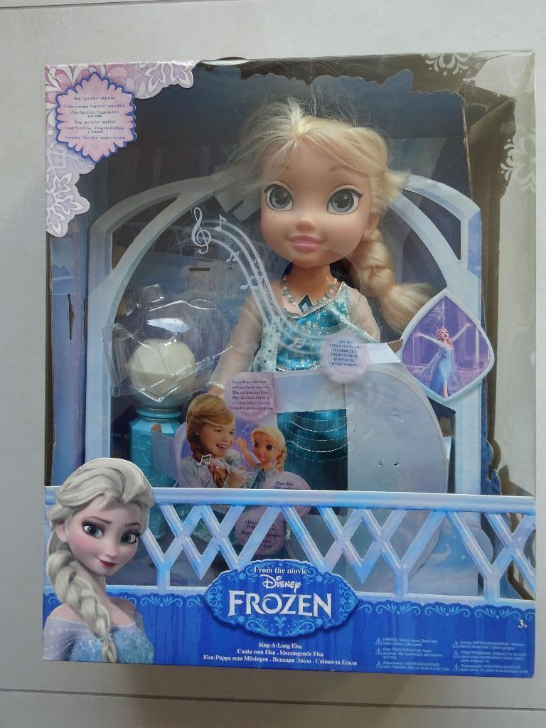 Zingende Elsa met kareoke microfoon en licht, Enfants & Bébés, Jouets | Poupées, Comme neuf, Enlèvement ou Envoi