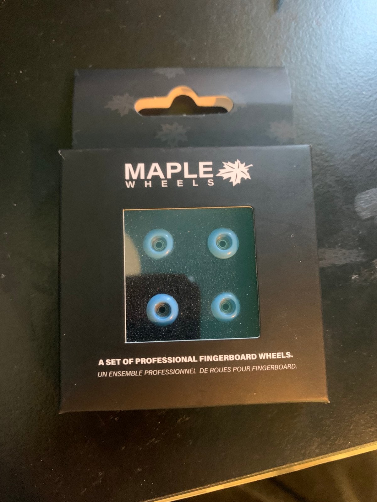 Maple fingerboard wheels, Enlèvement, Comme neuf