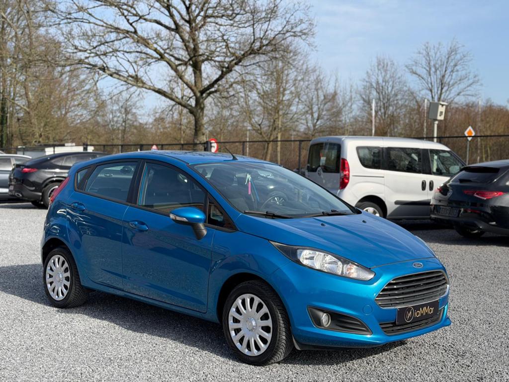 FORD FIESTA - 1.6 BENZINE - AUTOMAAT, Automaat, Stof, Zwart, Blauw