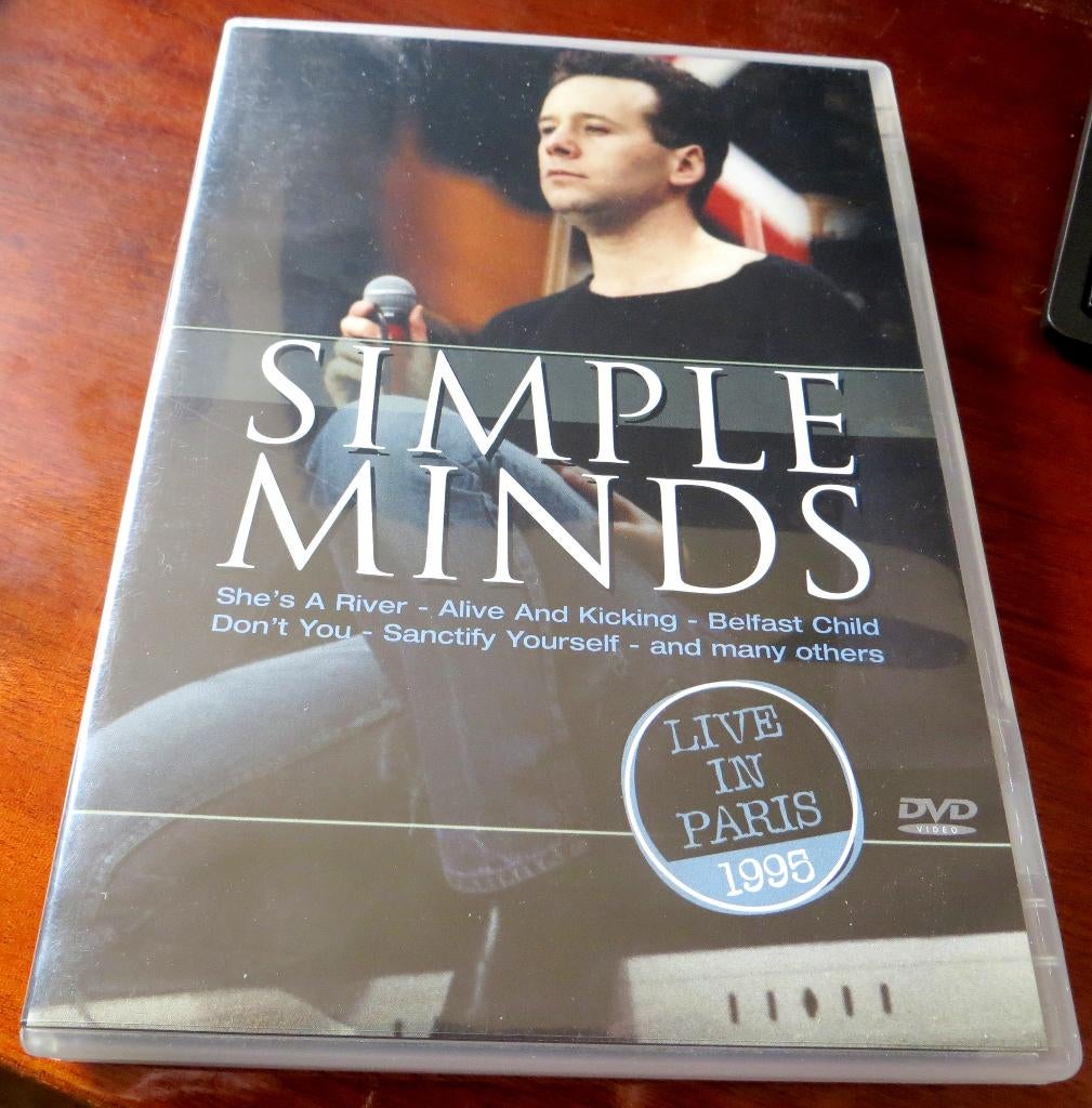 SIMPLE MINDS - DVD LIVE IN PARIS 1995 - RARE !, Tous les âges, Envoi, Utilisé, Musique et Concerts