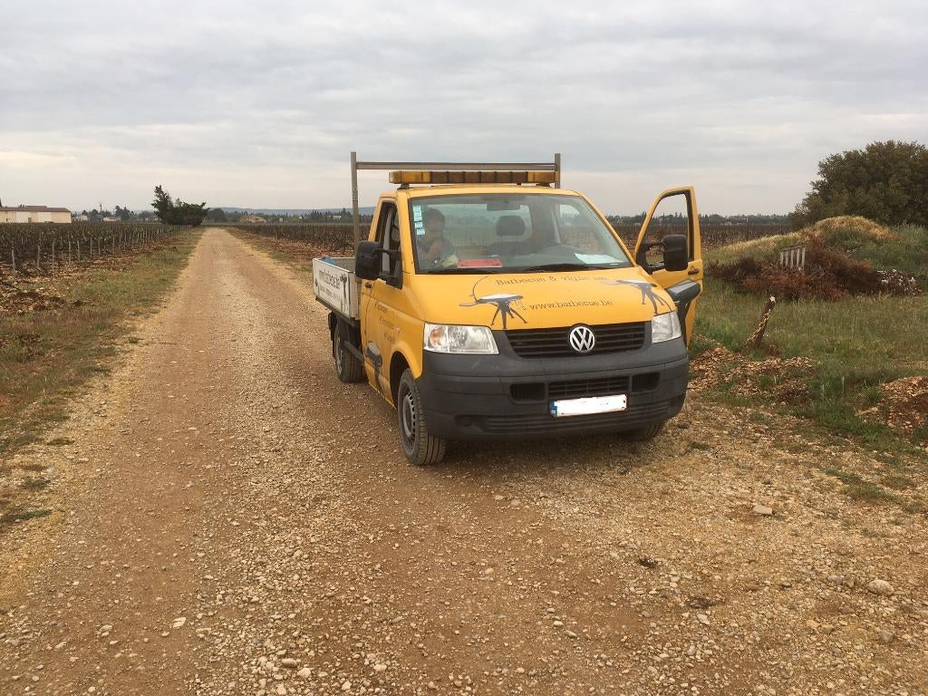 VW T5 benz/LPG 0,8€ lit./nieuw mot. 2021/LEZ OK/BTW aftrekb., Auto's, Voorwielaandrijving, Stof, Handgeschakeld, Grijs