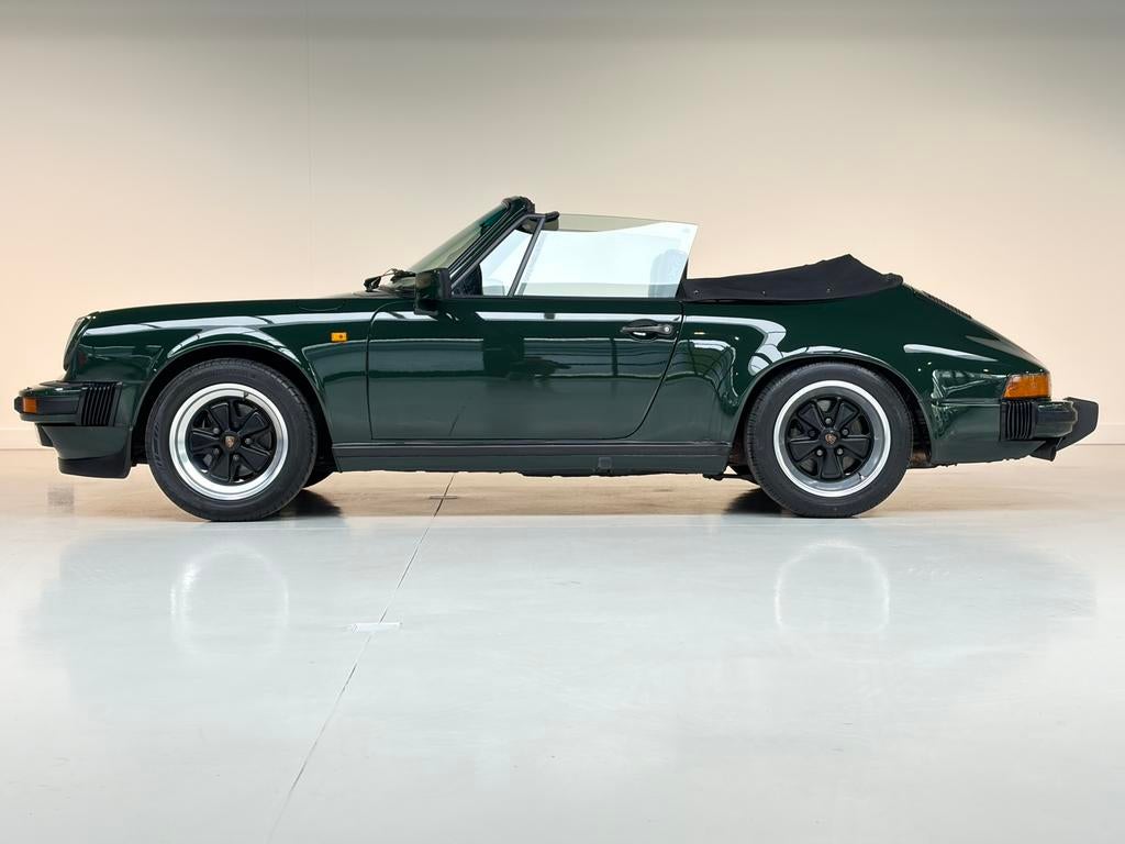 Porsche 911 1984 911 3.2 Carrera Cabriolet Paint to Sample, Zwart, Cabriolet, Leder, Bedrijf