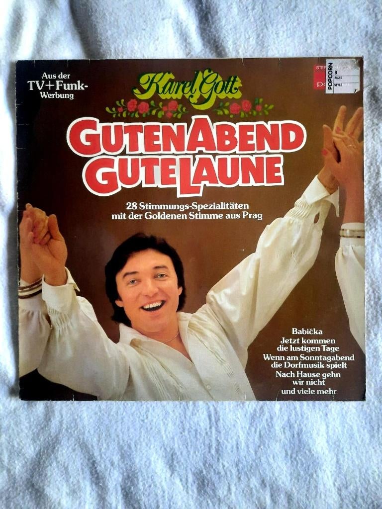 Karel Gott – Guten Abend, Gute Laune (LP), Cd's en Dvd's, Vinyl | Overige Vinyl, Inclusief binnenhoes, Ophalen, Gebruikt, 12 inch