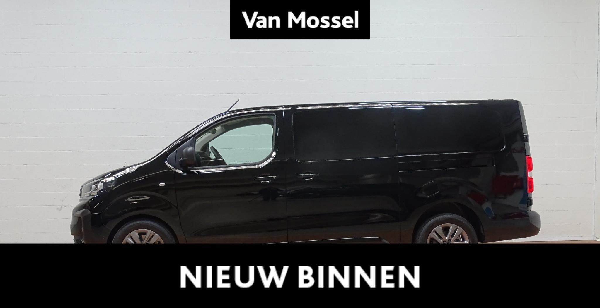 Peugeot Expert Long DC L3 2.2 BlueHDi 180 EAT8, Auto's, 4 deurs, Stof, Zwart, 4 cilinders