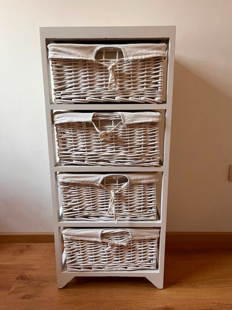 Commode avec paniers, 3 ou 4 tiroirs, Enlèvement, Utilisé