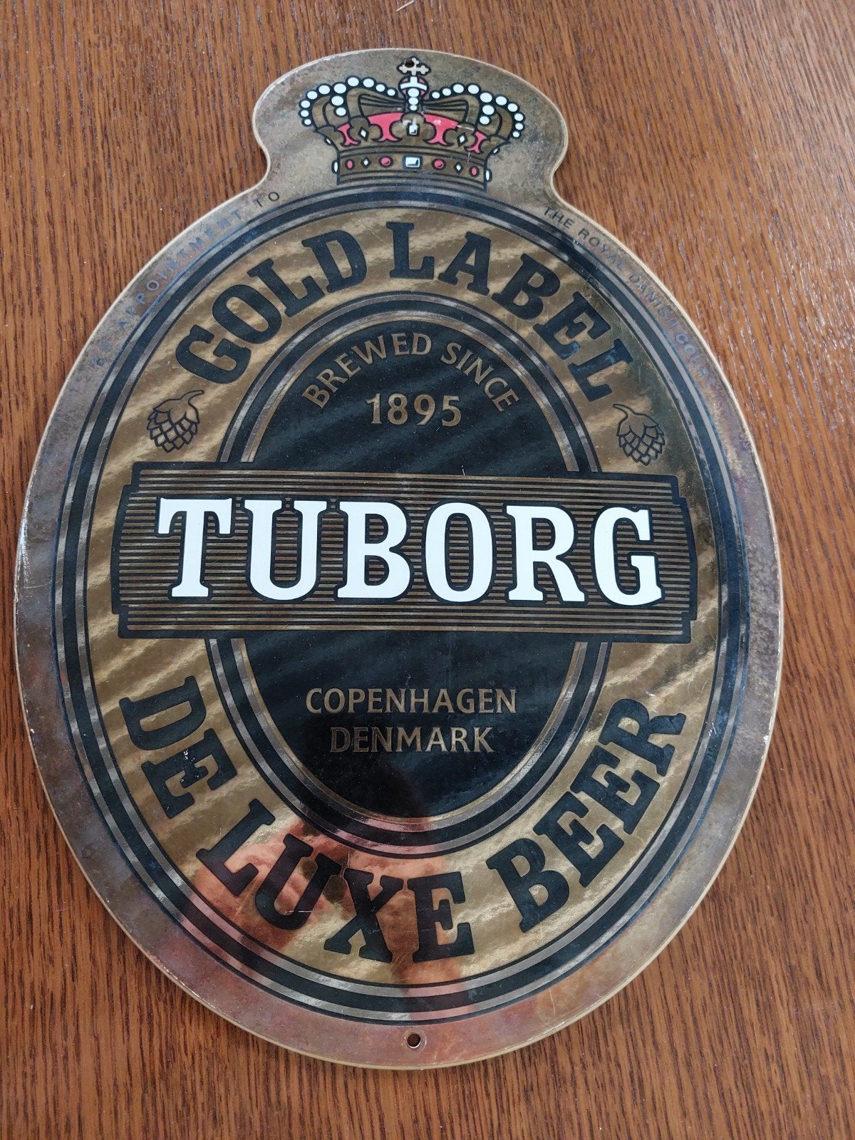 Planche émaillée Tuborg, Collections, Enlèvement