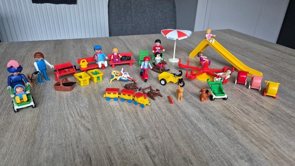 Playmobil - speeltuin met BBQ, Kinderen en Baby's, Speelgoed | Playmobil, Ophalen of Verzenden