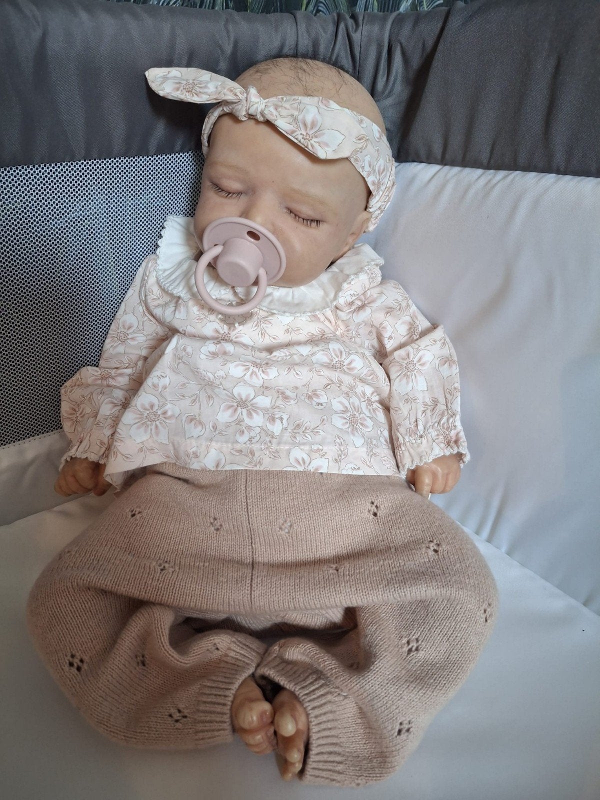Reborn babypop van selicone, Ophalen, Babypop
