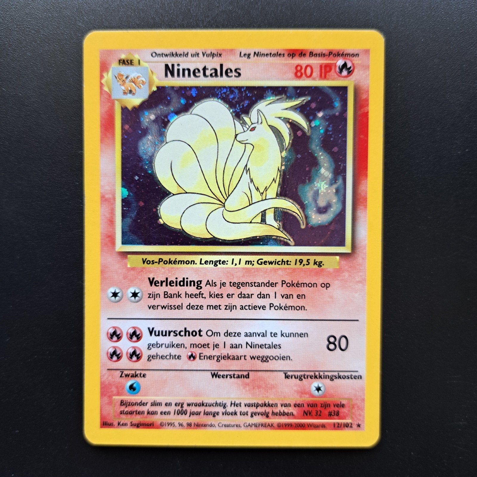 Set de base Pokemon Ninetales néerlandais, Hobby & Loisirs créatifs, Enlèvement ou Envoi
