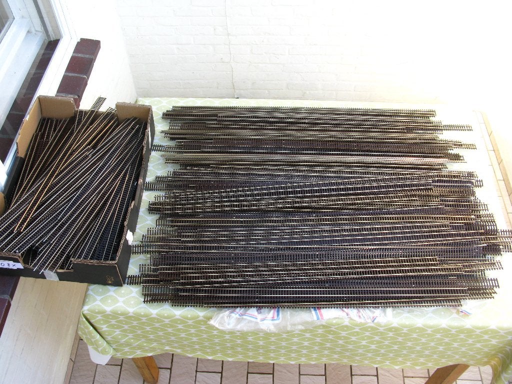 ROCO HO : Lot van 470x rails (nr. 42406), Hobby en Vrije tijd, Ophalen, Gebruikt, Gelijkstroom, Rails