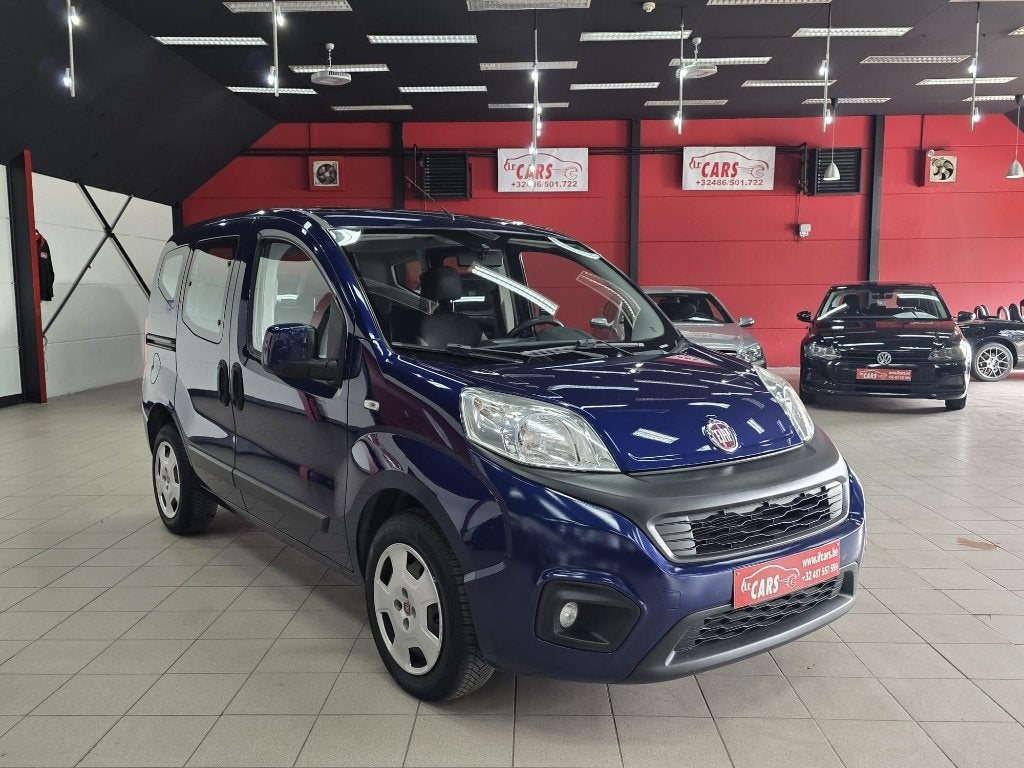 Qubo 1.3 Multijet Lounge**AIRCO**CRUISE-CONTROLE**, Auto's, Fiat, Voorwielaandrijving, Stof, Euro 6, Blauw