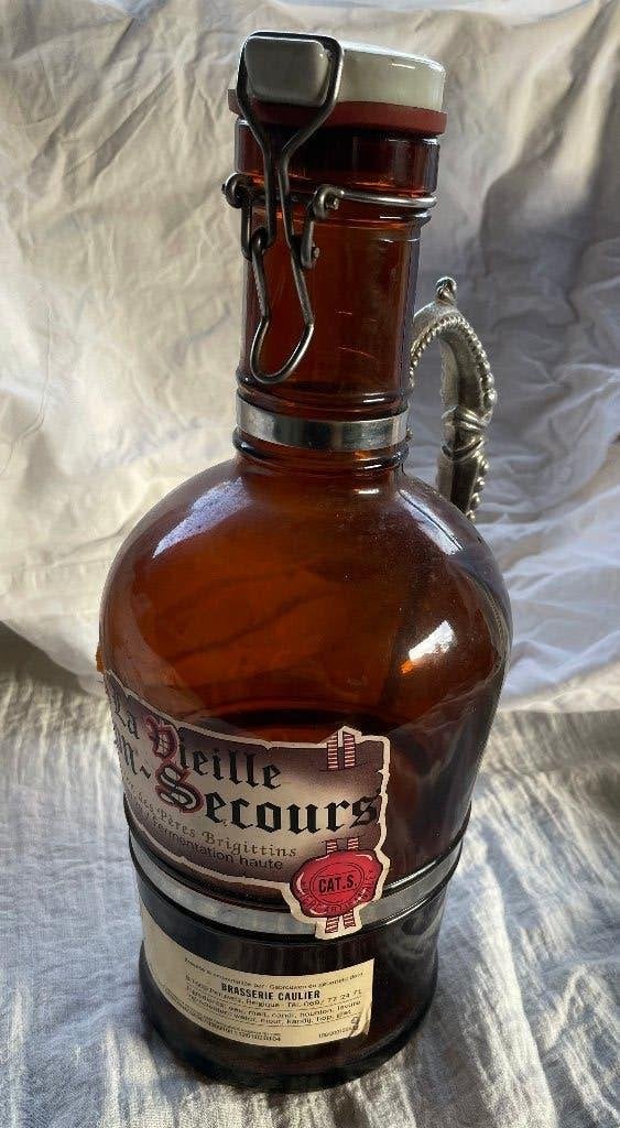 Grote fles "La Vieille Bon-Secours”, Ophalen, Gebruikt, Flesje(s), Overige merken