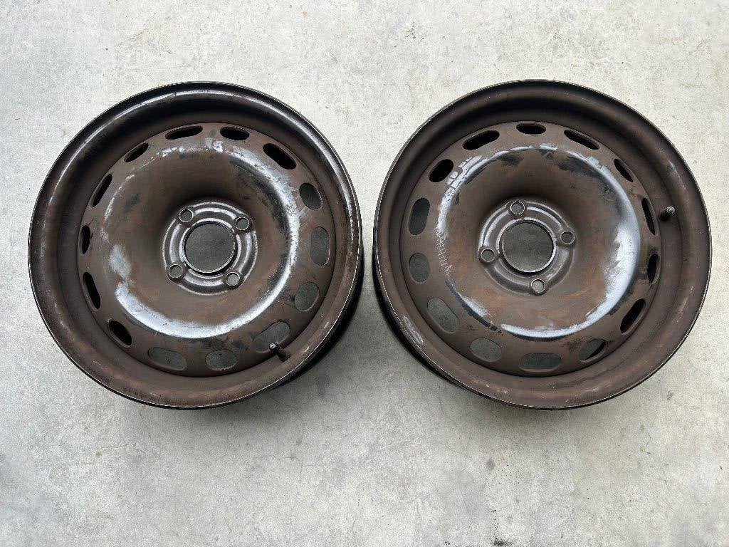 Stalen velg Citroën Peugeot met bandenspanning sensor, Auto-onderdelen, Banden en Velgen, Velg(en), 15 inch, Overige, Gebruikt