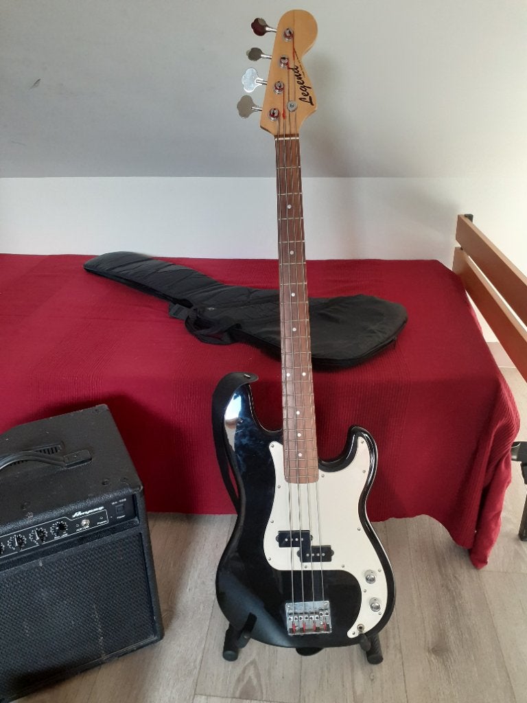 Guitare basse, Muziek en Instrumenten, Ophalen, Gebruikt, Elektrisch