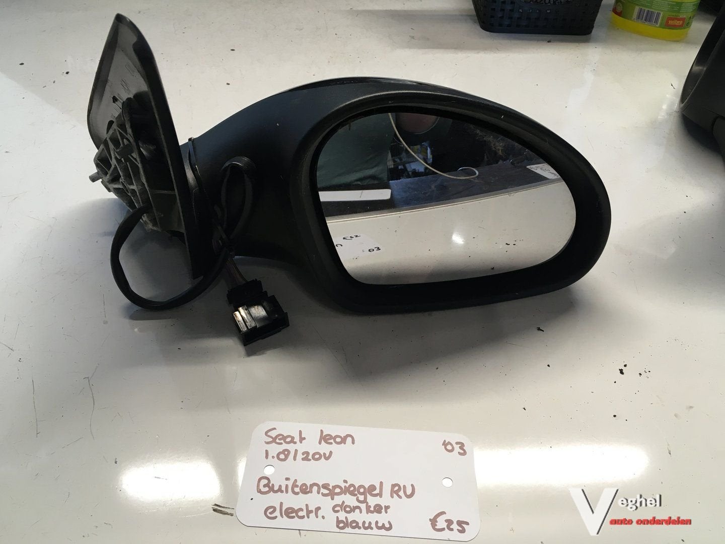 Seat Leon 1.8 20v 2003  Elektr bed. Buitenspiegel Rechtsvoor, Gebruikt, -, -, Ophalen of Verzenden