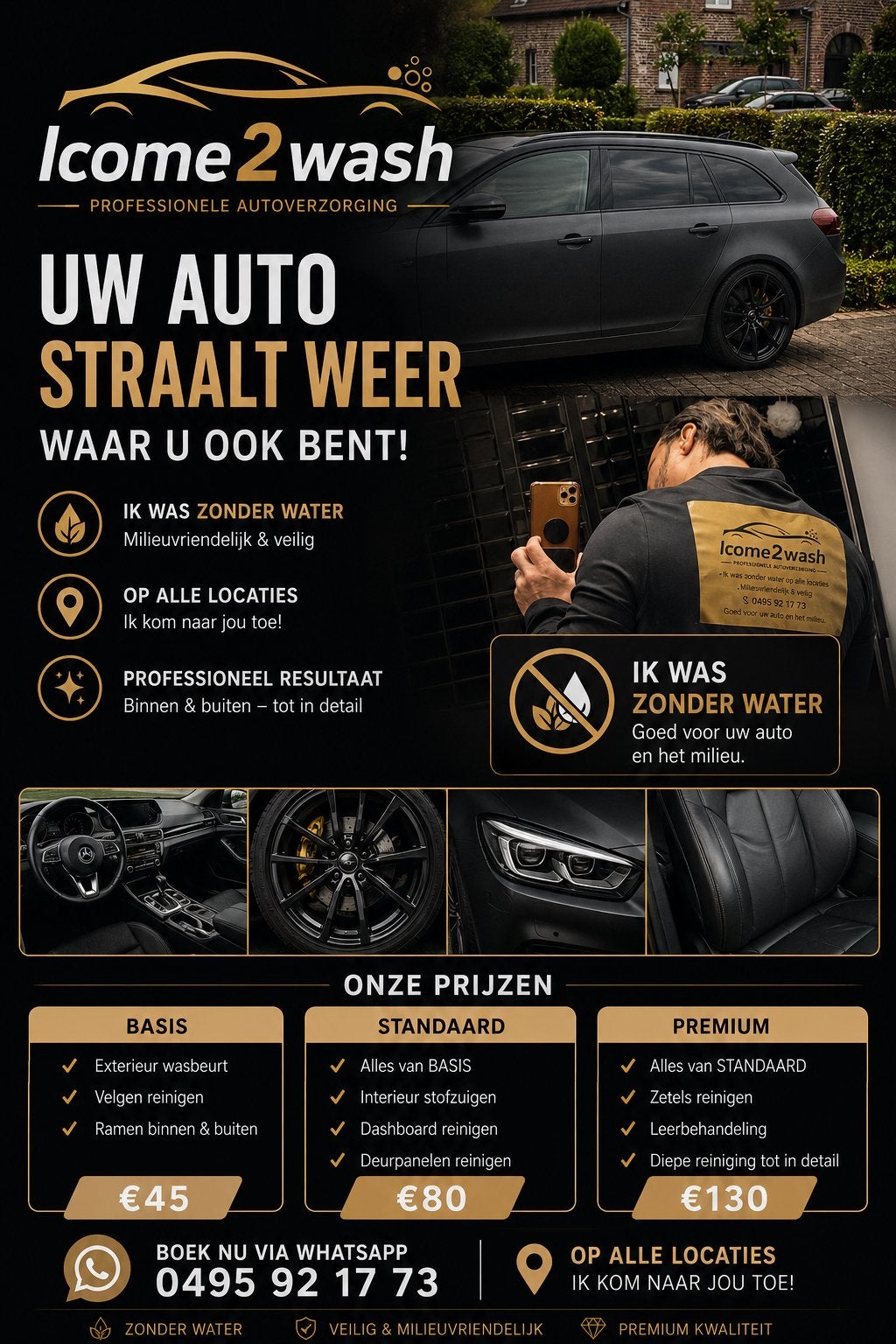 Ecologische Carwash Zonder Water – Wij Komen Naar Jou, Diensten en Vakmensen, Auto en Motor | Carwash, Geurverwijdering, Komt aan huis