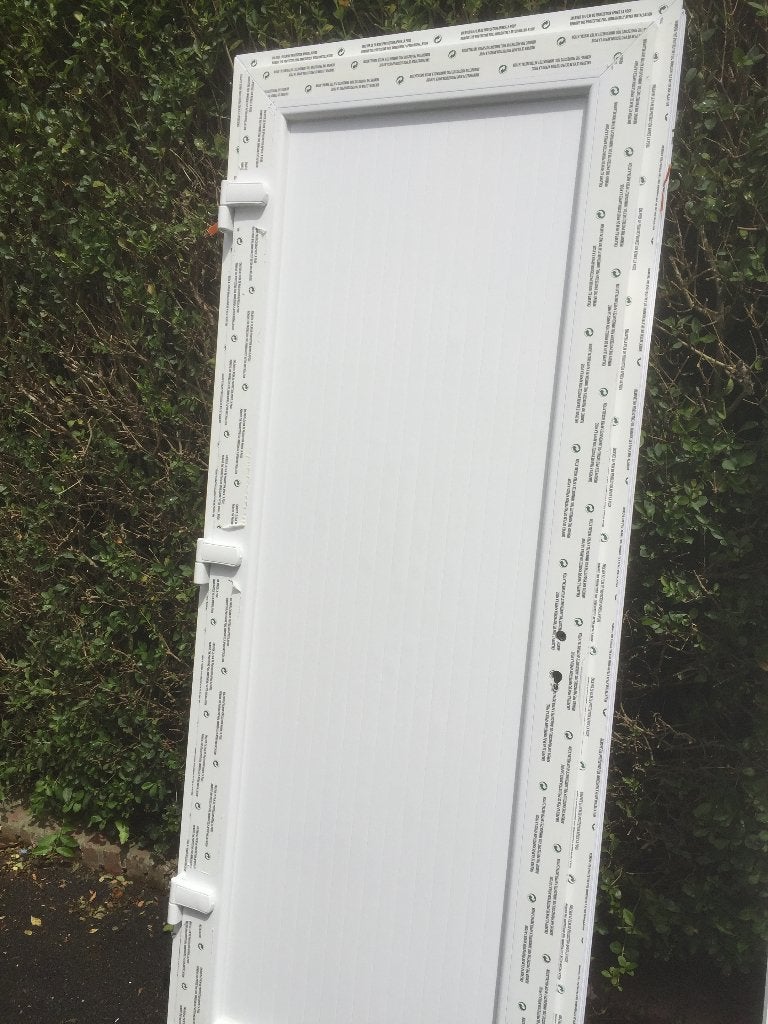 buitendeur kunststof zonder glas, Doe-het-zelf en Bouw, Ophalen, Gebruikt, Glas, Buitendeur