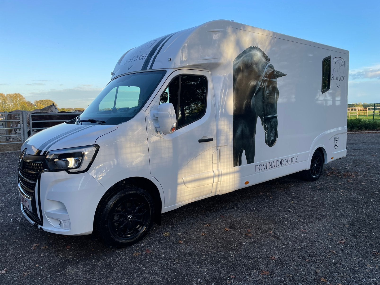 Theault Paardencamionette 5 zitplaatsen Als nieuw, Enlèvement, Comme neuf, Remorque 2 chevaux