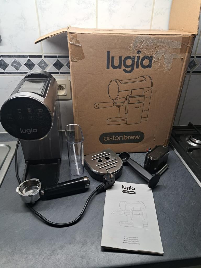 Koffie machine met melkopschuimer, Elektronische apparatuur, Koffiezetapparaten, Ophalen of Verzenden, Koffiemachine