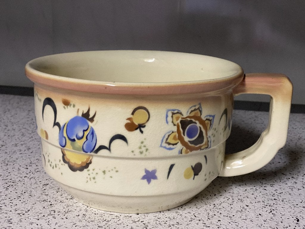 Porseleinen nachtpot/po vintage retro, Ophalen of Verzenden