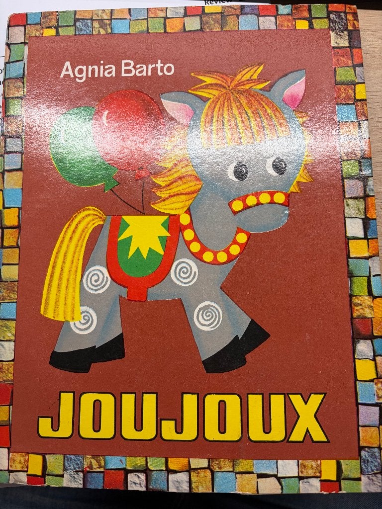 Livre pop-up enfant vintage URSS Joujoux Agnia Barto, Garçon ou Fille, Enlèvement ou Envoi, Fiction général, Livre à déplier