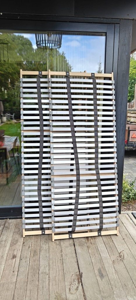 Lattenbodem, Ophalen, Zo goed als nieuw, 80 cm, Bedbodem