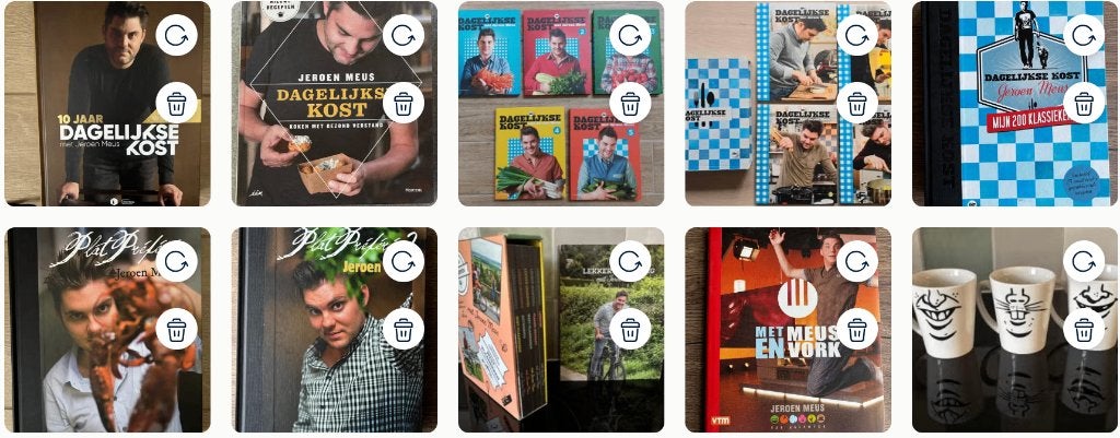 Jeroen Meus DAGELIJKSE KOST boeken + Plat Préféré + andere, Boeken, Gezond koken, Jeroen Meus, Zo goed als nieuw, Tapas, Hapjes en Dim Sum