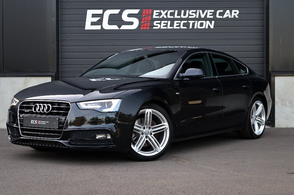 Audi A5  S line | 2.0 TFSI | 211 pk | Quattro | 3x s line |, Auto's, Zwart, 4 cilinders, 1984 cc, Zwart