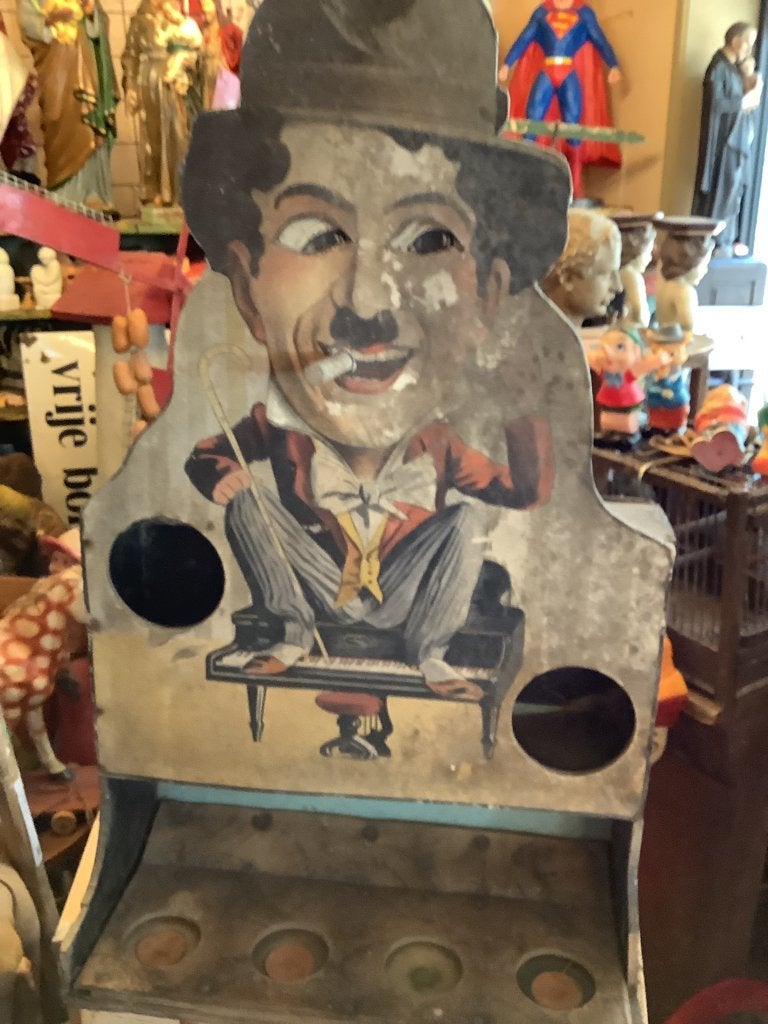 Kermisspel Charlie Chaplin 1914/1919, Antiek en Kunst, Ophalen