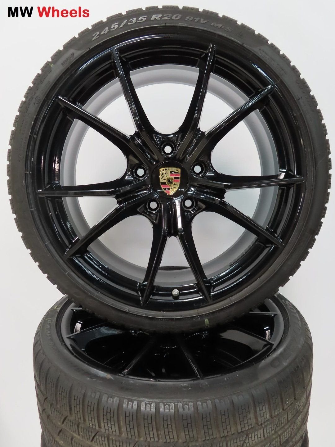 Porsche 20 inch 911 991.2 MKII 4 en 4S velgen winterbanden, Pneus et Jantes, Pneus hiver, Véhicule de tourisme, -
