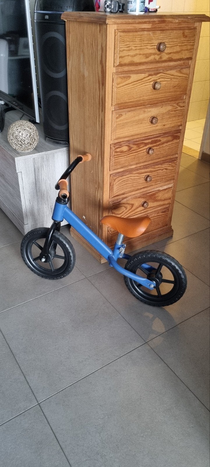 loopfiets blauw, Kinderen en Baby's, Speelgoed | Buiten | Voertuigen en Loopfietsen, Ophalen