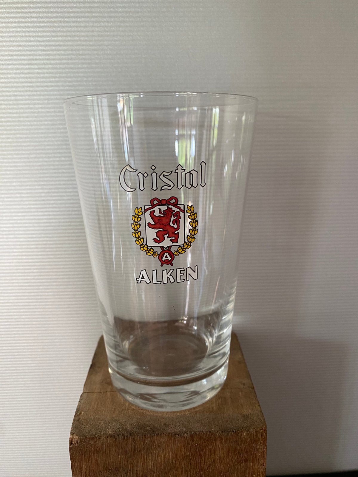 CRISTAL ALKEN glas halve liter (0,5L, Enlèvement ou Envoi, Utilisé, Verre ou Verres, Autres marques