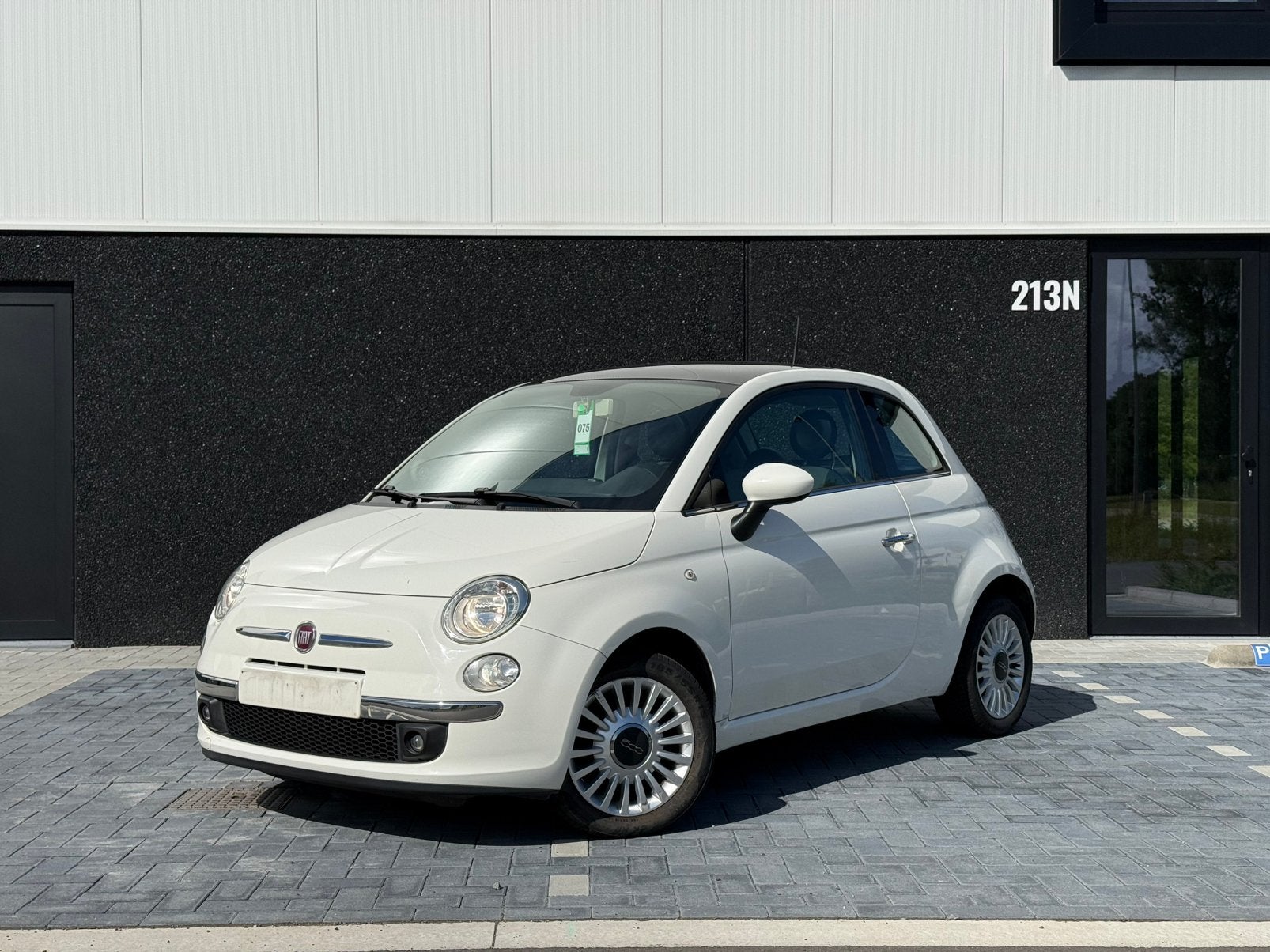 Fiat 500 - 1.2 Benzine - Pano/Sport, Bluetooth, Euro 5, Zwart, Wit