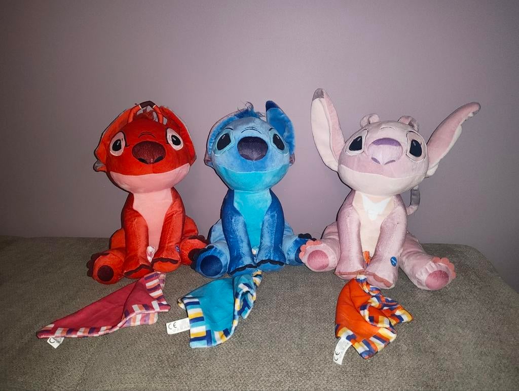 câlins interactifs Stitch, Angel et Leroy, Enlèvement ou Envoi, Comme neuf