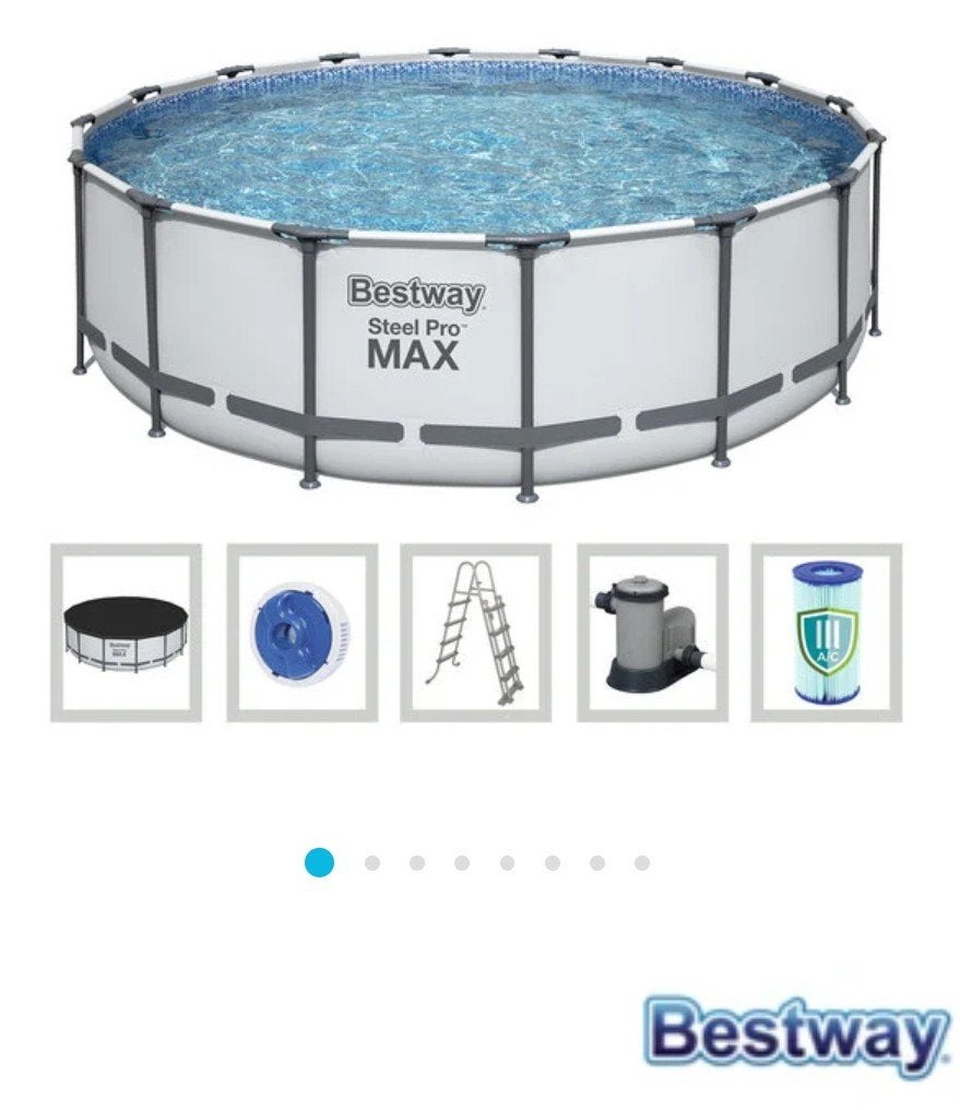 piscine 488 x 122, Jardin & Terrasse, Piscines, Neuf, 300 cm ou plus, Rond, Enlèvement