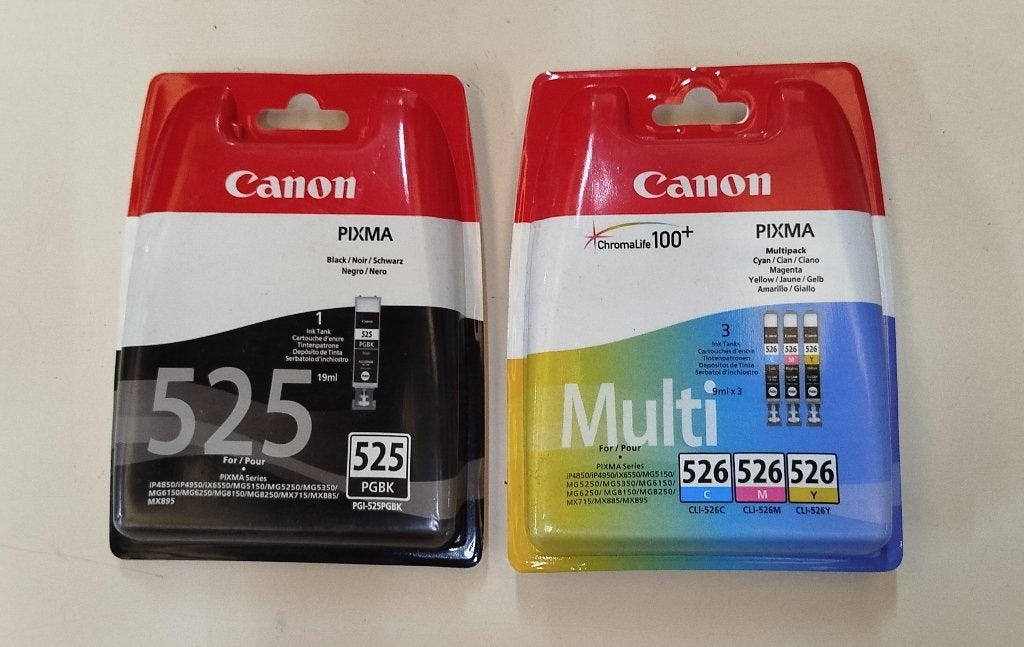 Lot de 3 jeux de cartouches Canon originales, Computers en Software, Printerbenodigdheden, Nieuw, Cartridge, Ophalen of Verzenden