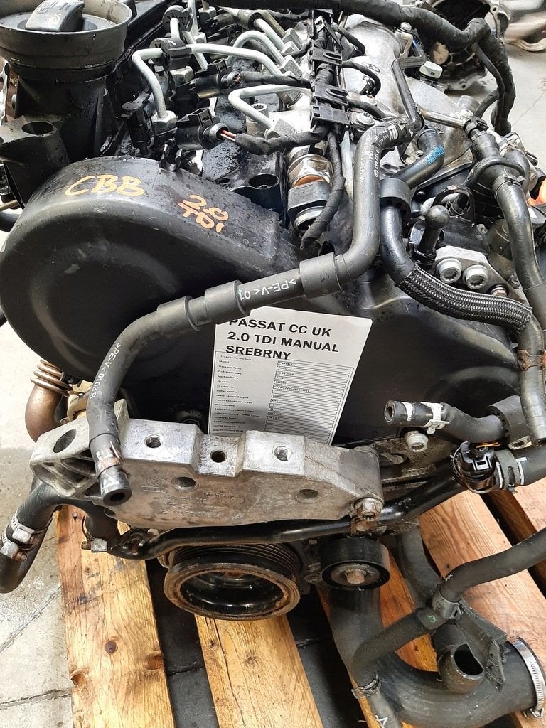 Moteur CBBA Complet TIGUAN VW PASSAT, Envoi, Utilisé, Skoda
