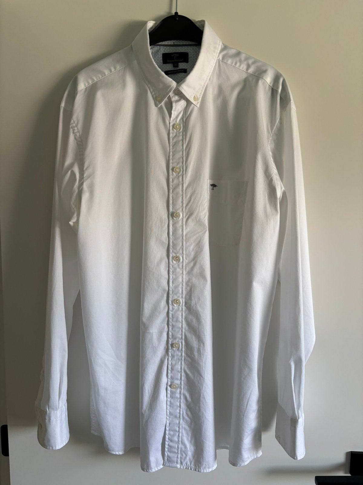 Herenhemd Fynch Hatton XL,nieuw..te groot gekocht, Enlèvement, Neuf, Blanc