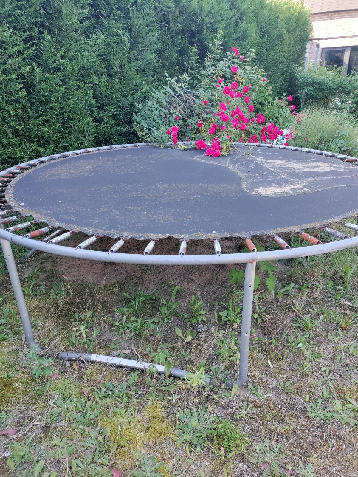 Trampoline, Ophalen