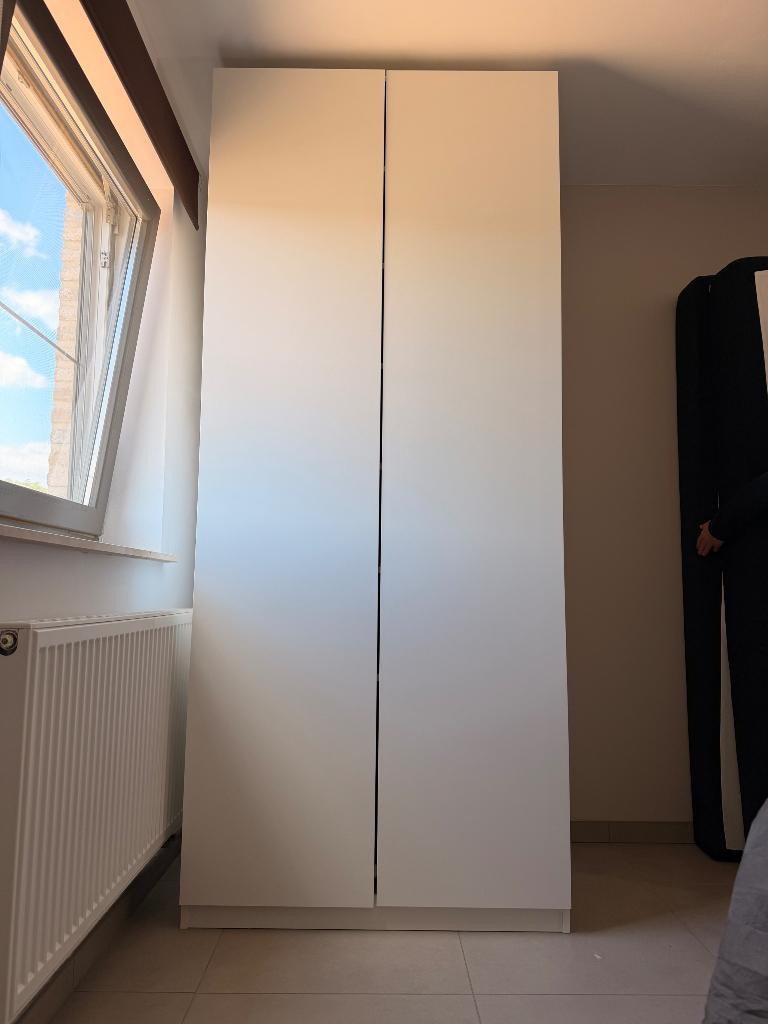 IKEA Pax kast wit hoog (2 kasten), Ophalen, Kunststof, 200 cm of meer, Zo goed als nieuw